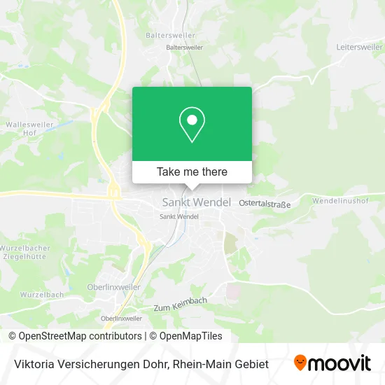 Карта Viktoria Versicherungen Dohr