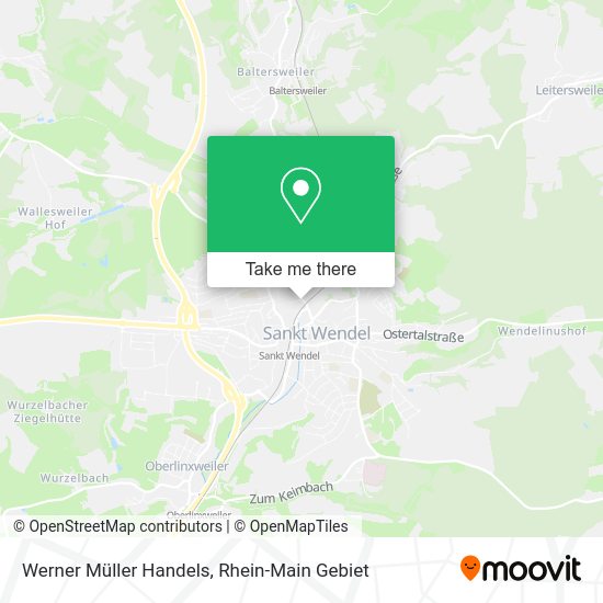 Карта Werner Müller Handels
