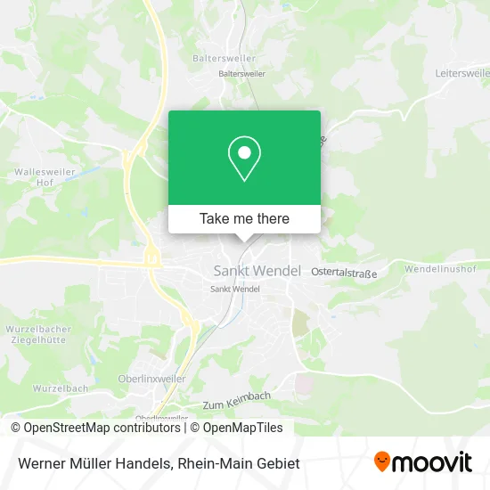 Карта Werner Müller Handels