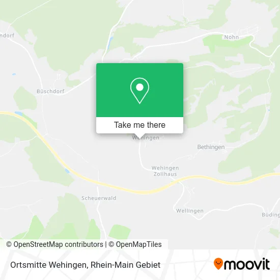 Карта Ortsmitte Wehingen