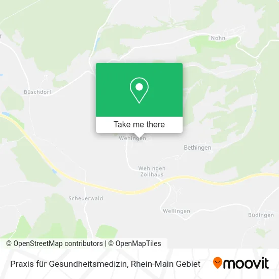 Карта Praxis für Gesundheitsmedizin