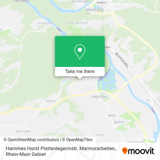 Карта Hammes Horst Plattenlegermstr. Marmorarbeiten