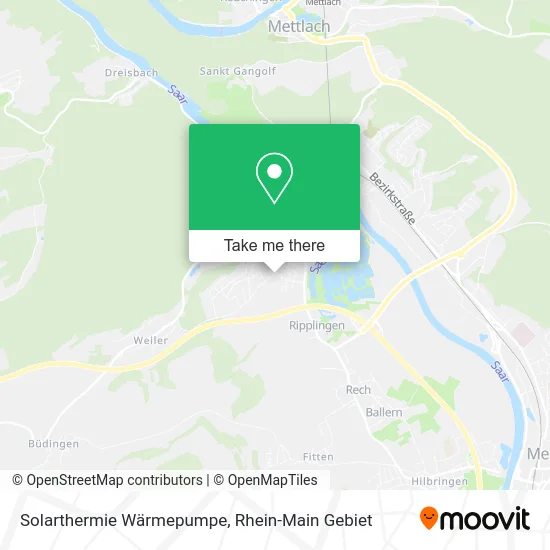 Карта Solarthermie Wärmepumpe