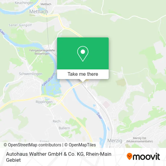 Карта Autohaus Walther GmbH & Co. KG