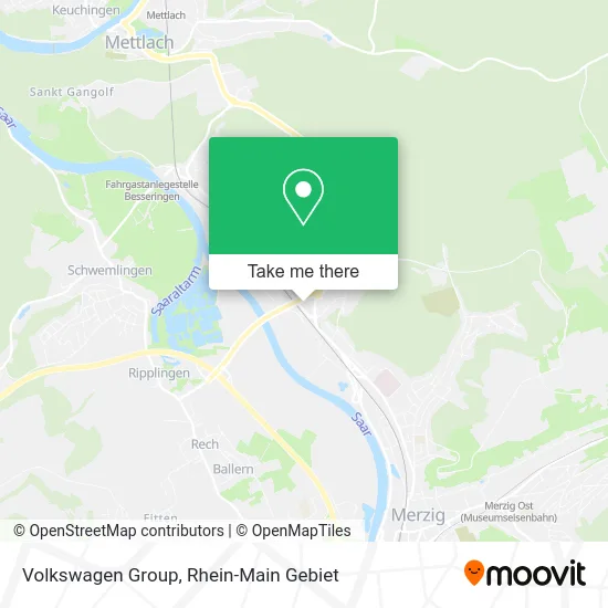Карта Volkswagen Group