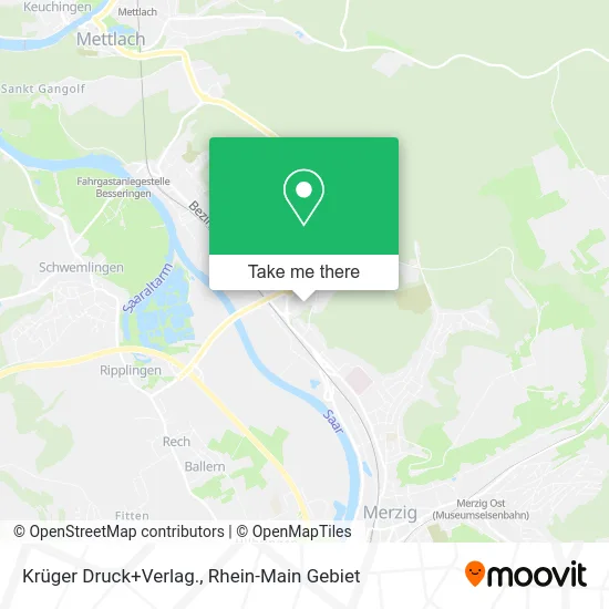 Карта Krüger Druck+Verlag.