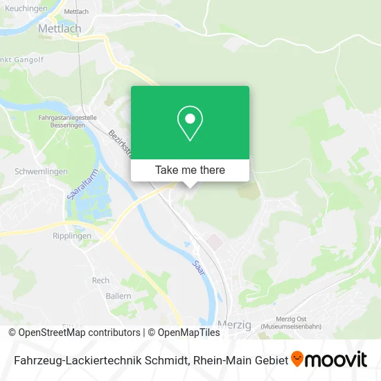 Карта Fahrzeug-Lackiertechnik Schmidt