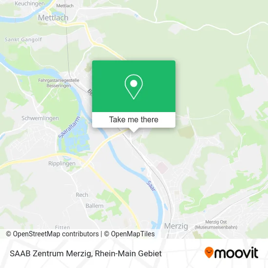Карта SAAB Zentrum Merzig
