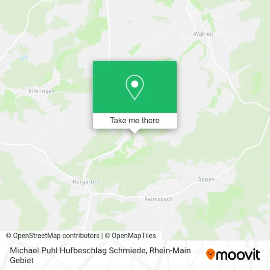 Карта Michael Puhl Hufbeschlag Schmiede