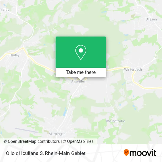 Карта Olio di Iculiana S