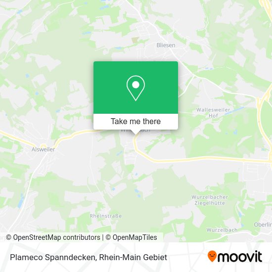 Карта Plameco Spanndecken