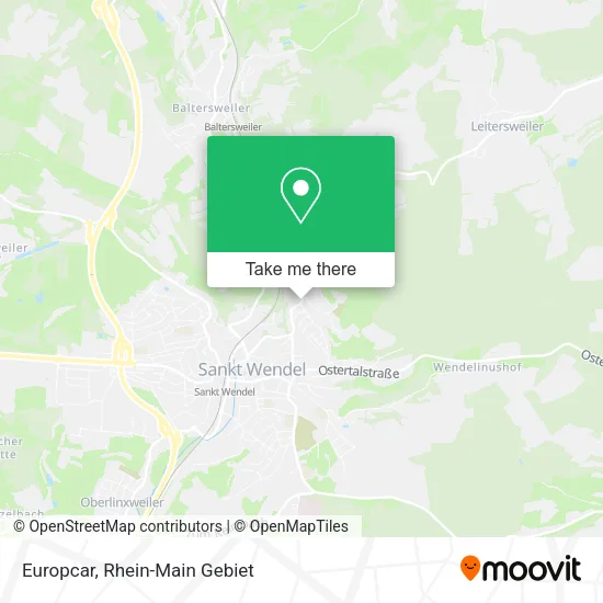 Карта Europcar