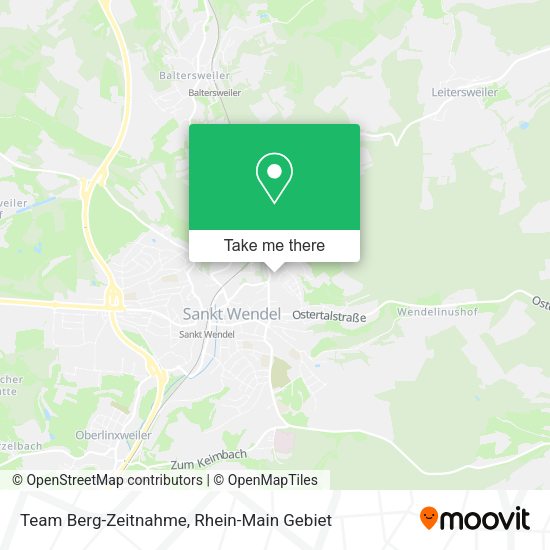 Карта Team Berg-Zeitnahme