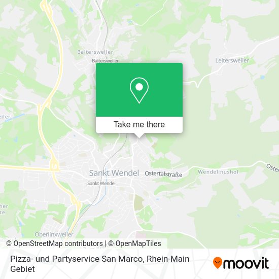 Карта Pizza- und Partyservice San Marco