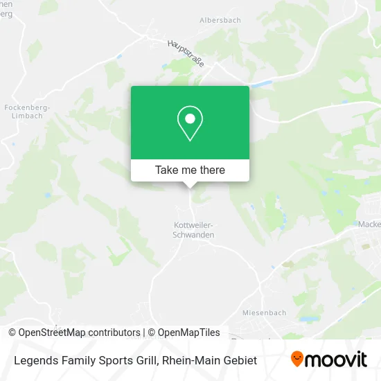 Карта Legends Family Sports Grill