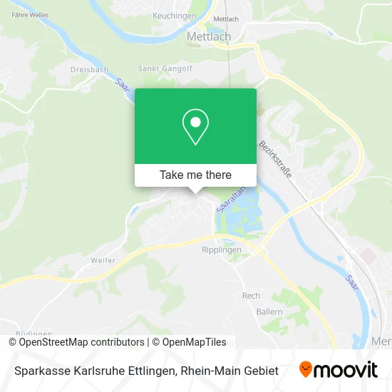 Карта Sparkasse Karlsruhe Ettlingen