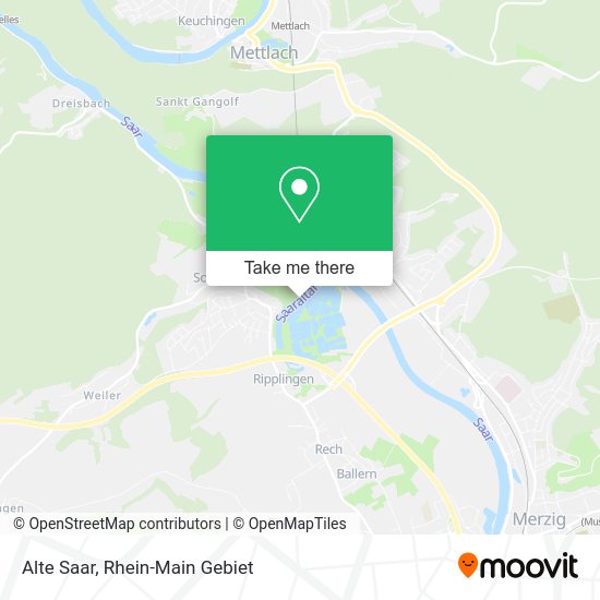 Карта Alte Saar