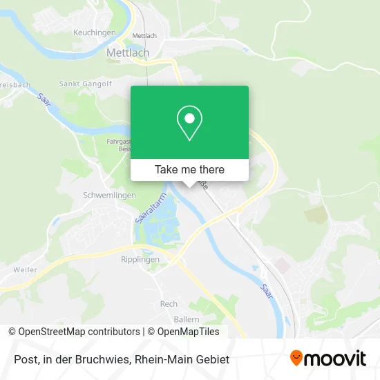 Post, in der Bruchwies map