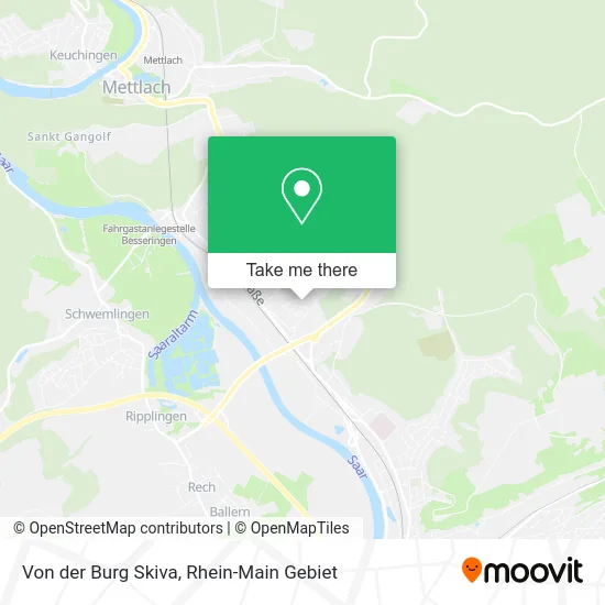 Карта Von der Burg Skiva
