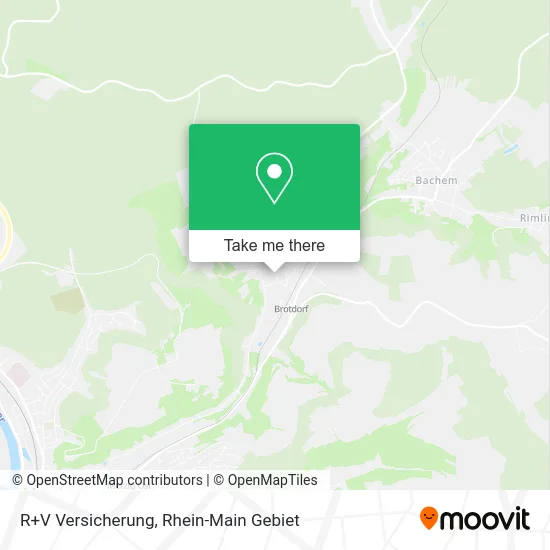 R+V Versicherung map