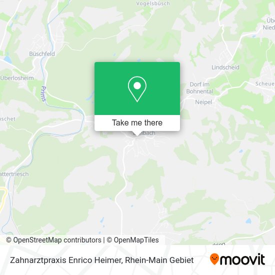 Карта Zahnarztpraxis Enrico Heimer