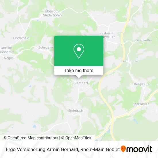 Карта Ergo Versicherung Armin Gerhard