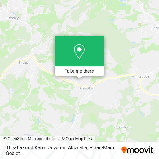 Карта Theater- und Karnevalverein Alsweiler