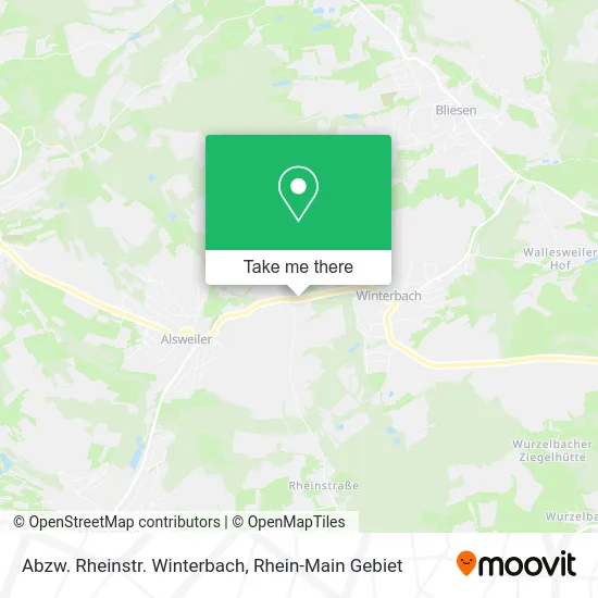 Карта Abzw. Rheinstr. Winterbach