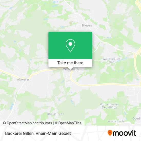 Карта Bäckerei Gillen