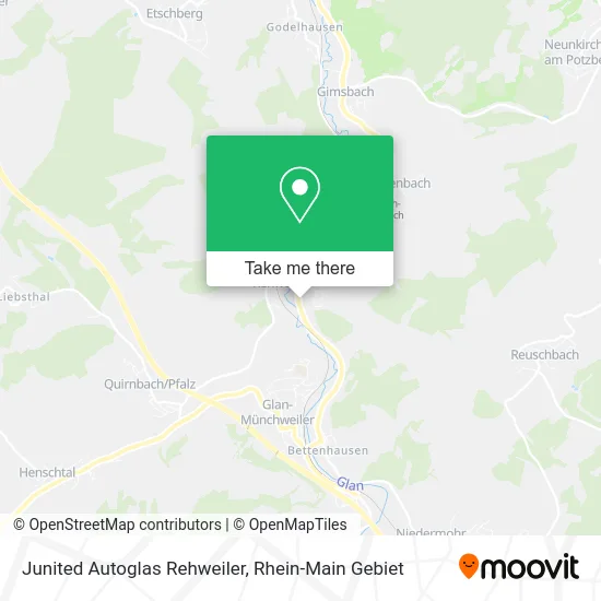 Карта Junited Autoglas Rehweiler