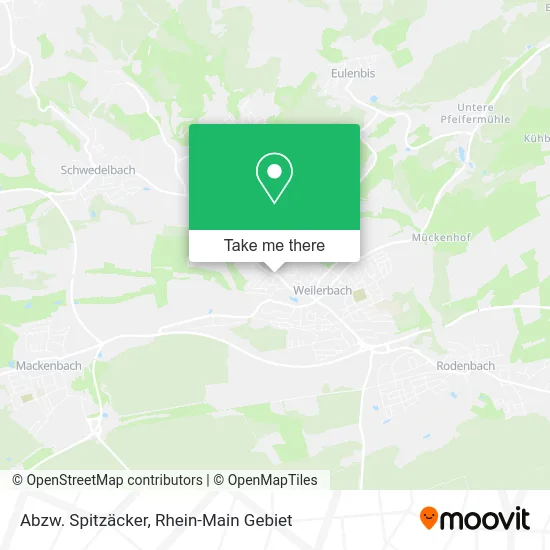 Карта Abzw. Spitzäcker