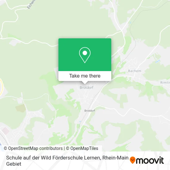Карта Schule auf der Wild Förderschule Lernen