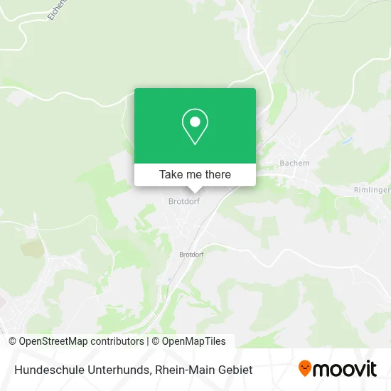 Hundeschule Unterhunds map