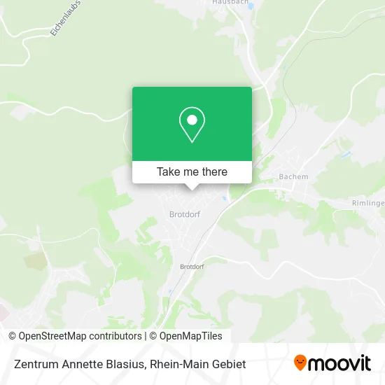 Карта Zentrum Annette Blasius
