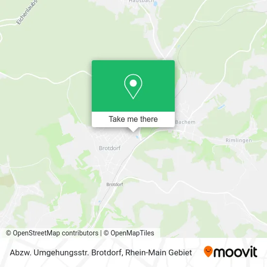 Карта Abzw. Umgehungsstr. Brotdorf