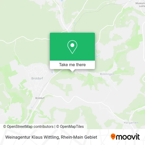 Карта Weinagentur Klaus Wittling