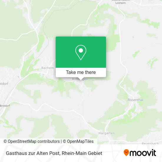 Карта Gasthaus zur Alten Post