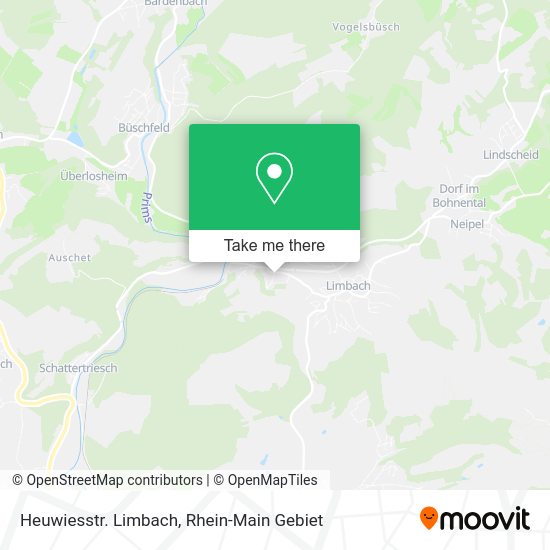 Карта Heuwiesstr. Limbach
