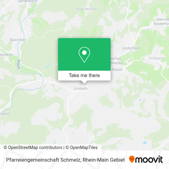 Карта Pfarreiengemeinschaft Schmelz
