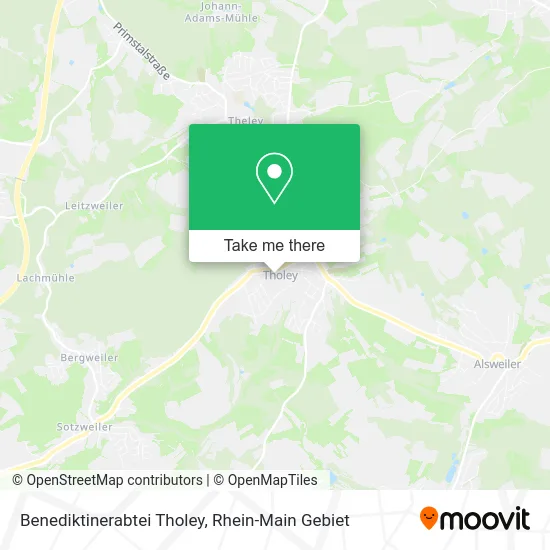 Карта Benediktinerabtei Tholey