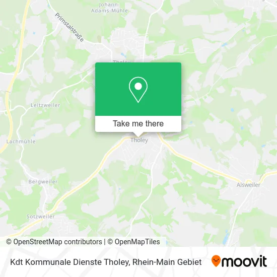Карта Kdt Kommunale Dienste Tholey
