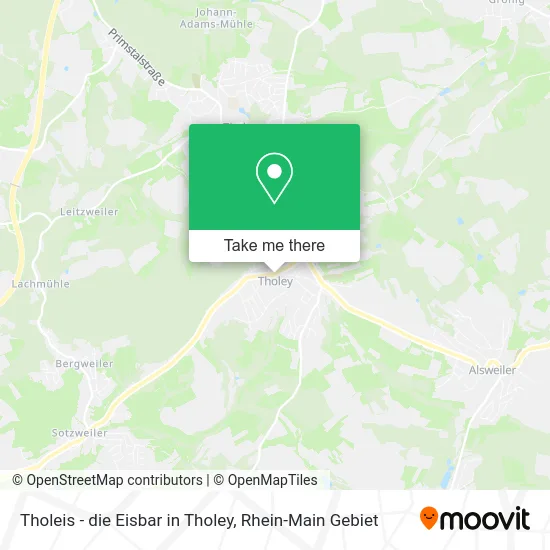 Карта Tholeis - die Eisbar in Tholey