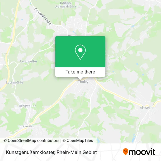 Карта Kunstgenußamkloster
