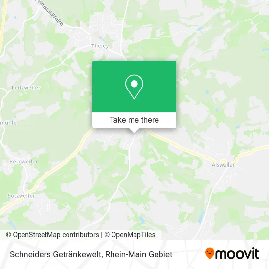 Карта Schneiders Getränkewelt