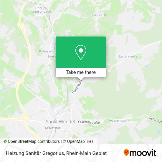 Карта Heizung Sanitär Gregorius