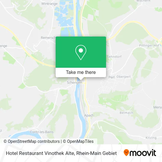 Карта Hotel Restaurant Vinothek Alte
