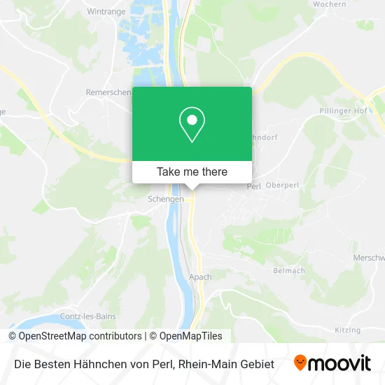 Карта Die Besten Hähnchen von Perl