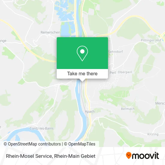 Карта Rhein-Mosel Service