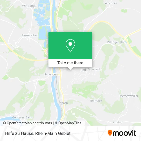 Карта Hilfe zu Hause