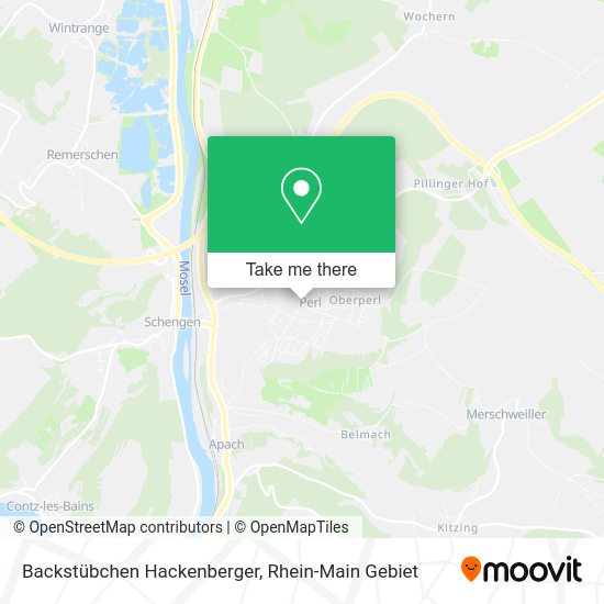 Карта Backstübchen Hackenberger